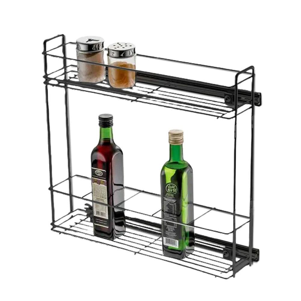 Porta Garrafas/Latas Organizador Embutido Com Trilho Schmitt