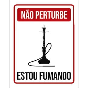 Kit 3 Placas Decorativa Não Perturbe Estou Fumando 36X46