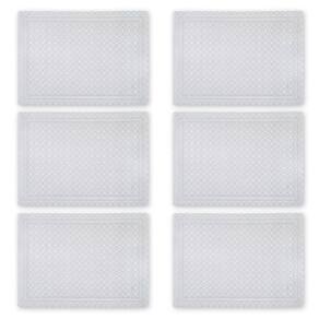 Toalha De Geladeira Pvc Rendado Kit 06 Pçs Pequenas Flores