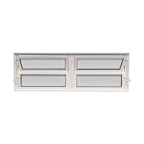 Vitro Basculante 2 Seções Branco 40x150 Linha 25 Jade