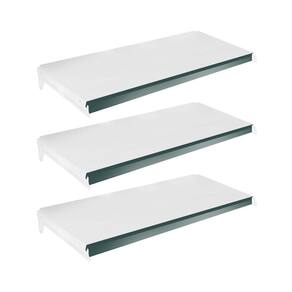 3 Bandejas Gôndolas New Plus 40X91 E Pe Verde - Sa Gôndolas