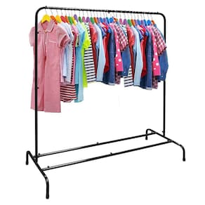 Arara Cabideiro Pendurador Suporte De Roupa Ferro Preto