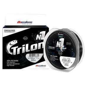 Linha Trilon Nylon Mazzaferro 0,33Mm N1 300M Soft Black