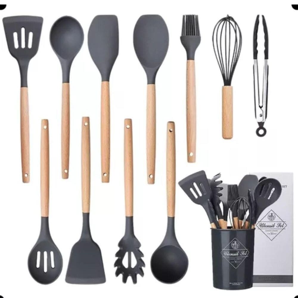 Kit 12 Utensílios Barato  Concha
