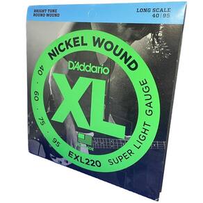 Encordoamento D`Addario Baixo 4 Cordas 40-95 Exl220