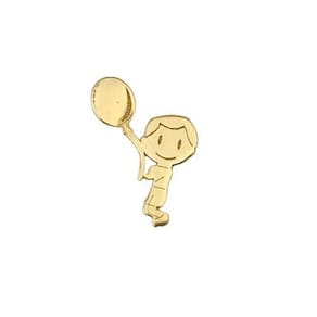 Pingente Menino Balão Em Ouro 18K
