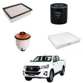 Kit Filtro Troca Óleo Toyota Hilux 2016 A 2024 WKU500 Wega