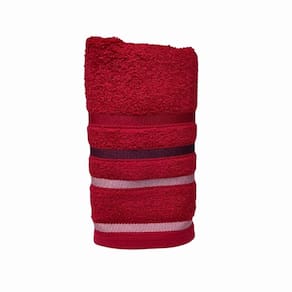 Toalha de Rosto Teka Premium Lumiere Vermelho 100% Algodão