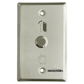 Botoeira Acionadora Em Aço Inox Para Fechadura Pt-697