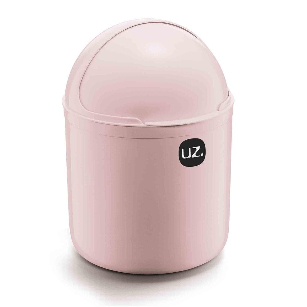 Lixeira Para Pia Cozinha 4 Litros Plástico Uz Rosa
