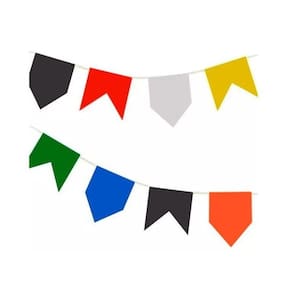 Kit 10 Metros Bandeirinha Plástico Decoração Festa Junina