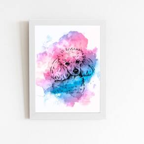 Quadro Decorativo 60x40cm Moldura Eucatex - Alta Qualidade