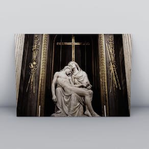 Quadros TAC religião Cristã 097 - 20x30cm - Colorido - MDF