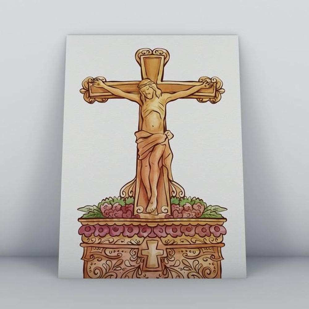 Quadros TAC religião-042-m2 Colorido 20x30cm MDF