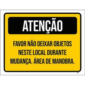 Kit 10 Placas Não Deixar Objetos Neste Local 36X46