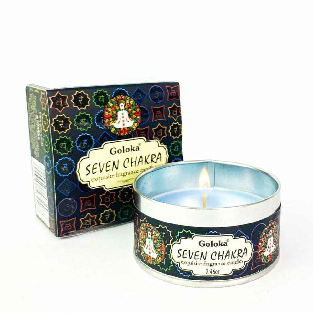 Vela Aromática Lata Indiana Goloka Vegano - Escolha O Aroma