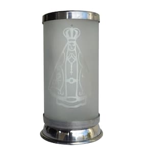 Cúpula De Vidro Nossa Senhora Aparecida Porta Vela Jateado