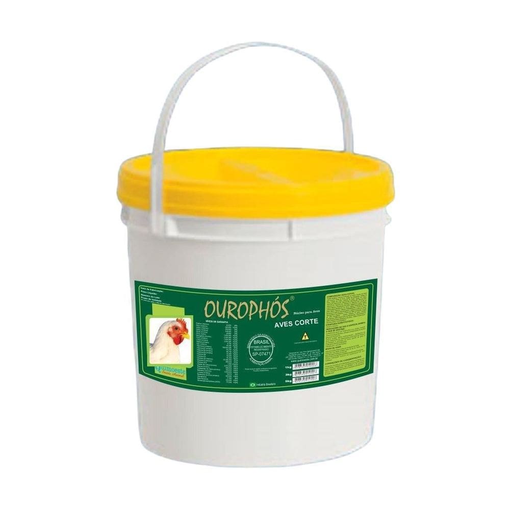 Ourophós Aves Corte, Núcleo Para Fazer Ração Com Aditivo 5Kg