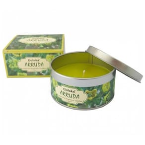 Vela Aromática Lata Indiana Goloka Vegano - Escolha O Aroma