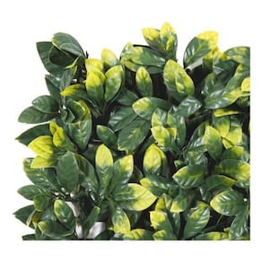 Placa Jardim Vertical Gardenia Folhagem Artificial 100X100Cm