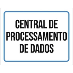 Kit 5 Placas Central Processamento Dados 36X46