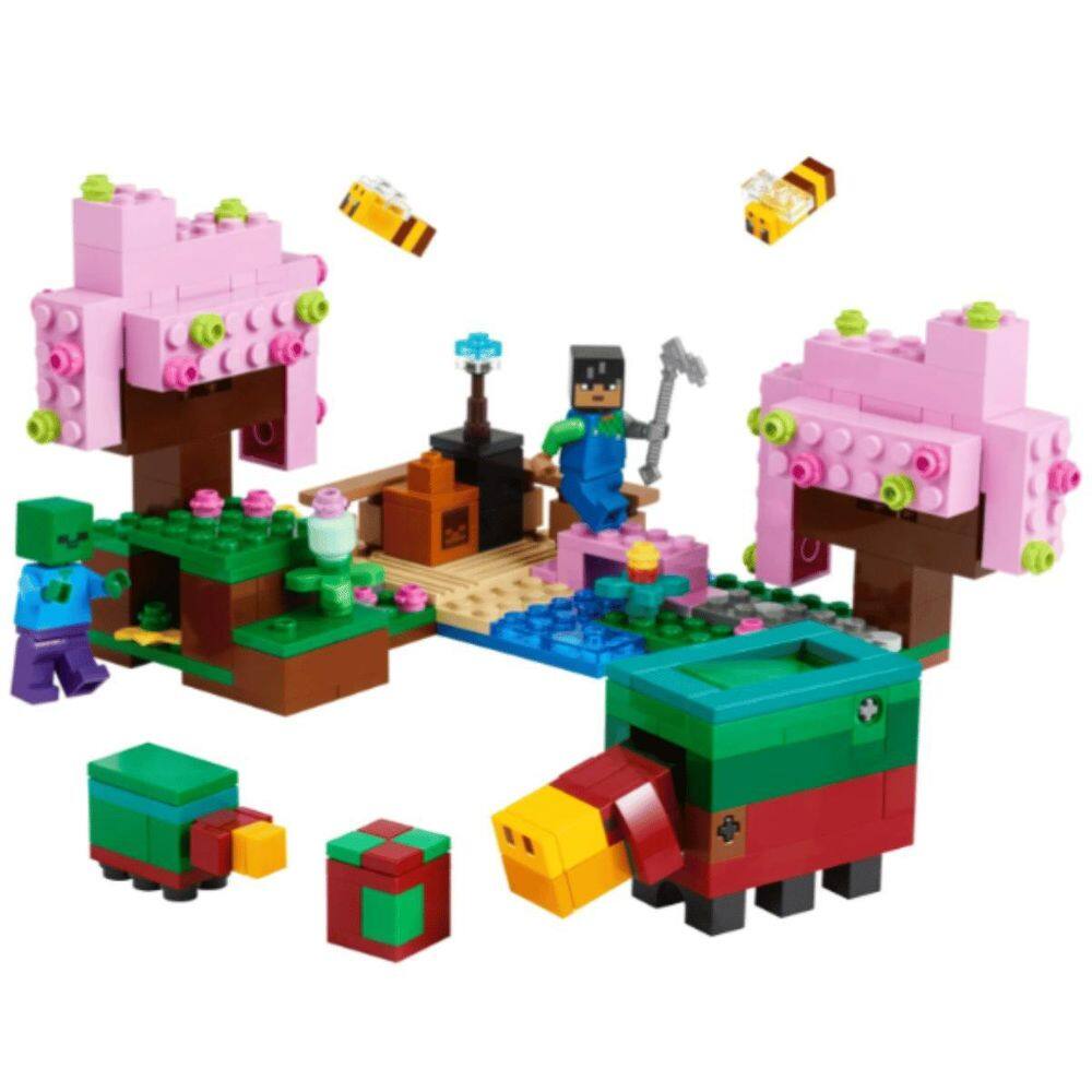 Lego Minecraft Jardim De Cerejeiras 304 Pecas Casas Bahia