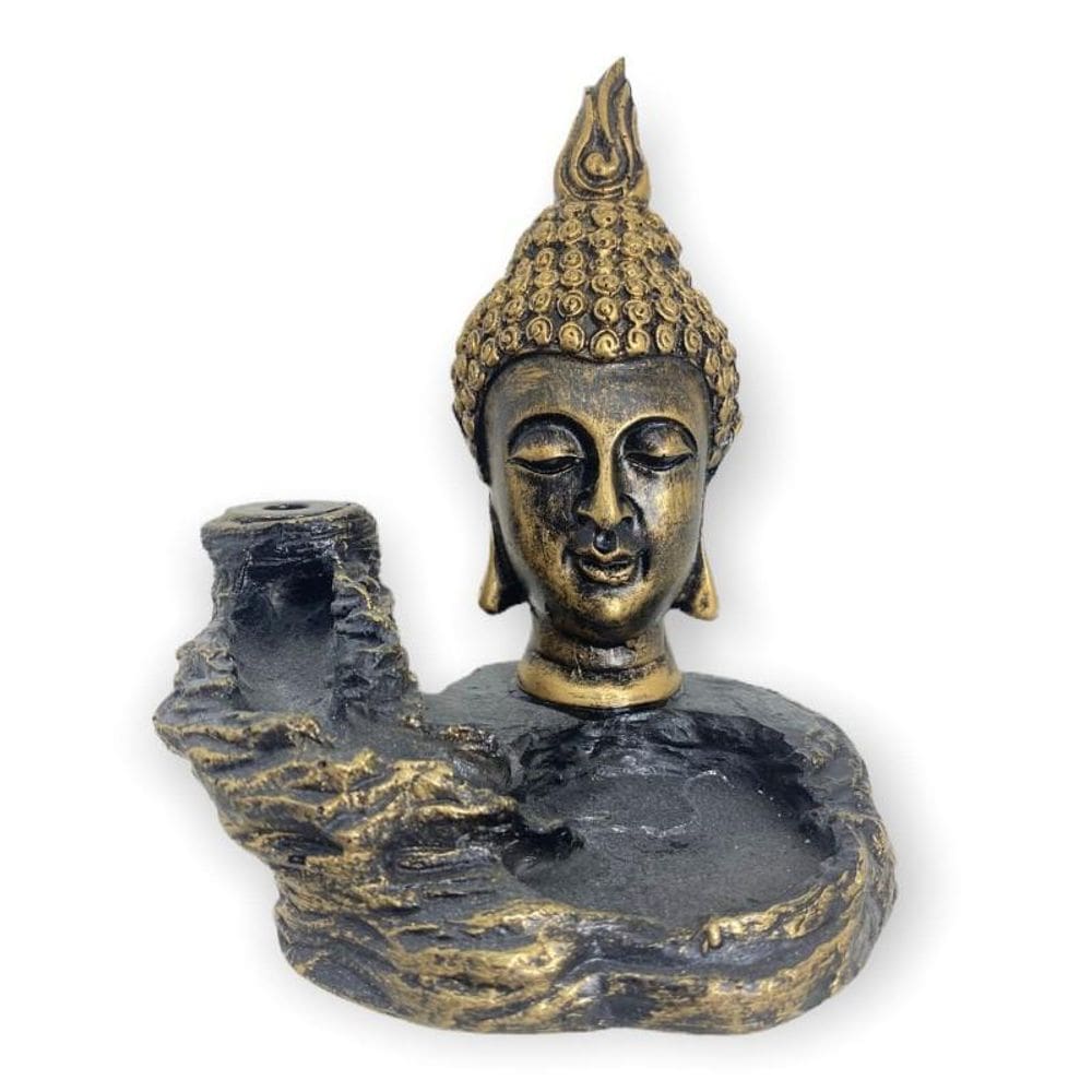 Incensário Buda Ganesha Kuanyn Resina - Escolha O Modelo
