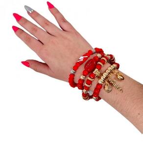 Kit 4 Pulseiras Sorte Umbanda Candomblé - Escolha O Modelo
