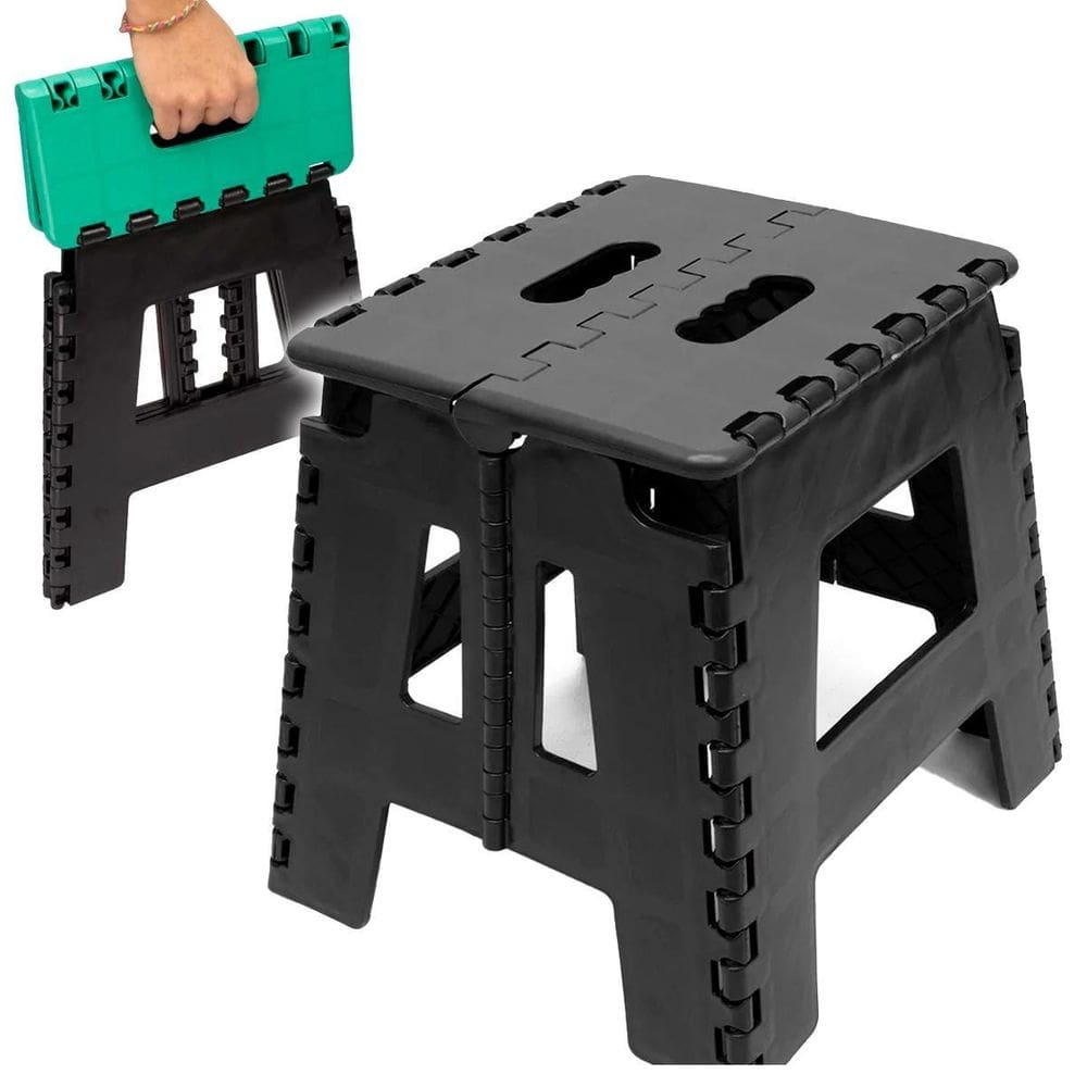 Banquinho Retrátil Ideal Para Alcançar Objetos No Banheiro