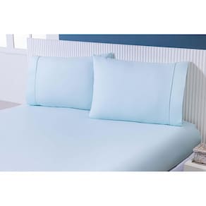 Kit 04 Fronhas 70X50Cm Percal 100% Algodo 300 Fios Ponto