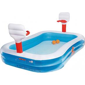 Piscina Inflavel Quadra De Basquete Com Bola Infantil