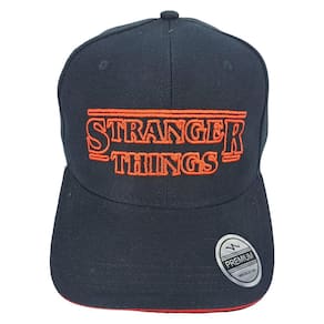 Boné Stranger Things Ajustável Bordado Aba Curva 56 cm