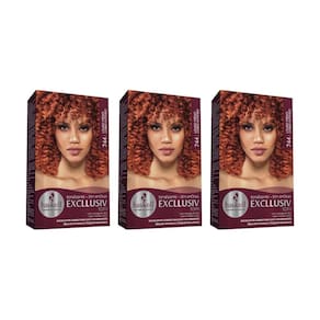 Coloraçao Haskell Ton 744 Louro Medio Cobre Int-Kit C/3Un