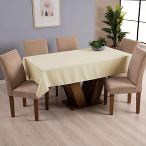 Toalha De Mesa 1 Peça Basic 6 Lugares Palha