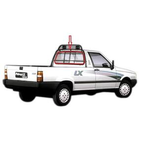 Borracha Vidro Traseiro Vigia Corredico Fiorino Pickup 85/..
