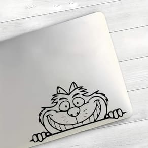 Adesivo Para Notebook Gato Risonho