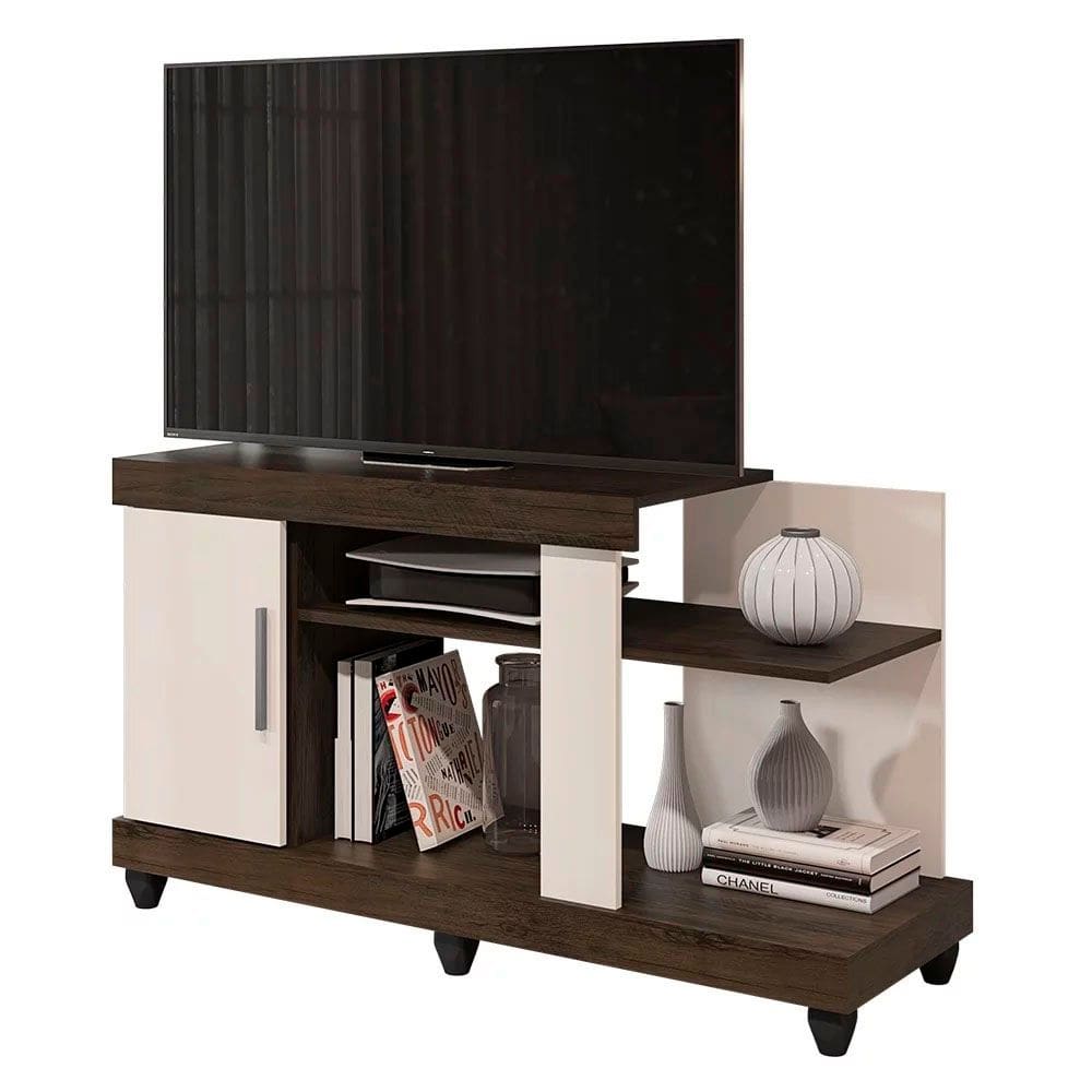 Rack Bancada para TV 42 Polegadas 120cm Canadá - Móveis Leão