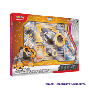Box Pokémon Destino Paradoxais Rocha Férrea Ex
