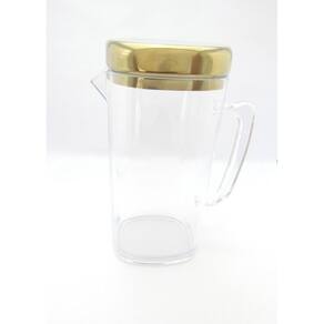 Jarra Dourada E Transparente 1,5L - By Fineza
