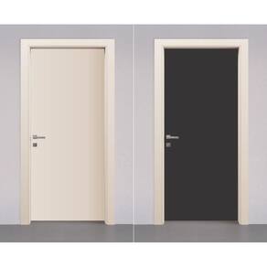 Adesivo Envelopamento Decorativo De Porta Lisa Preto Fosco