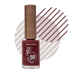 Esmalte Secagem Rápida 59 Segundos Vermelho Primeiro Beijo