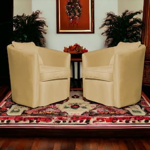Kit 2 Poltronas Decorativa Alana Veludo Mostarda - Londrilar