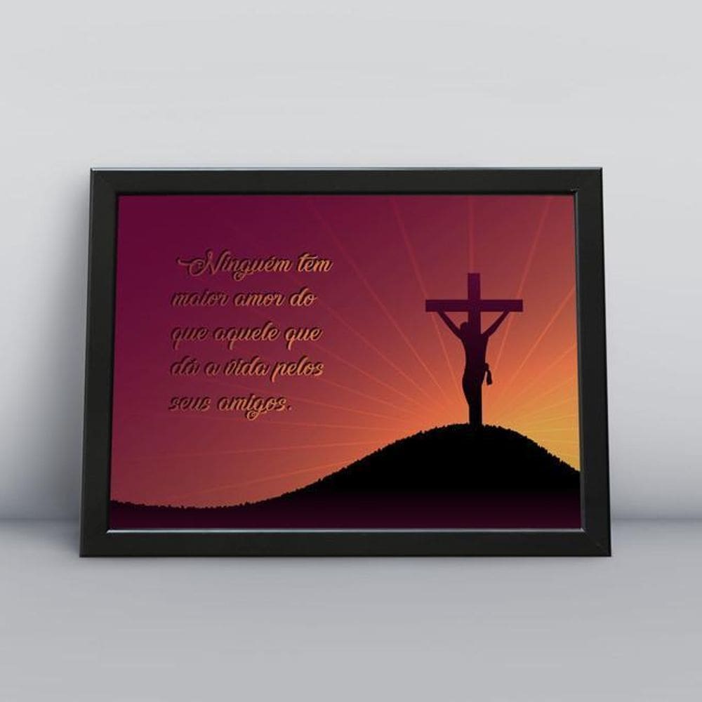 Quadros TAC Religião Cristã 069 M1 - 20x30cm - MDF