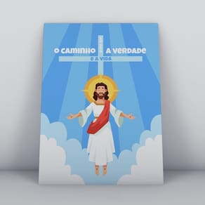 Quadro Decorativo Religião Cristã 006 - 20x30cm