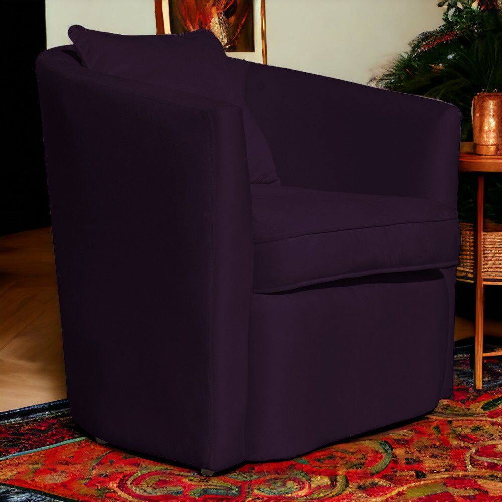 Poltrona Decorativa Alana Veludo Roxo - Londrilar