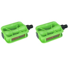 Pedal Bicicleta Infantil Rosca Fina 1/2 Verde Par