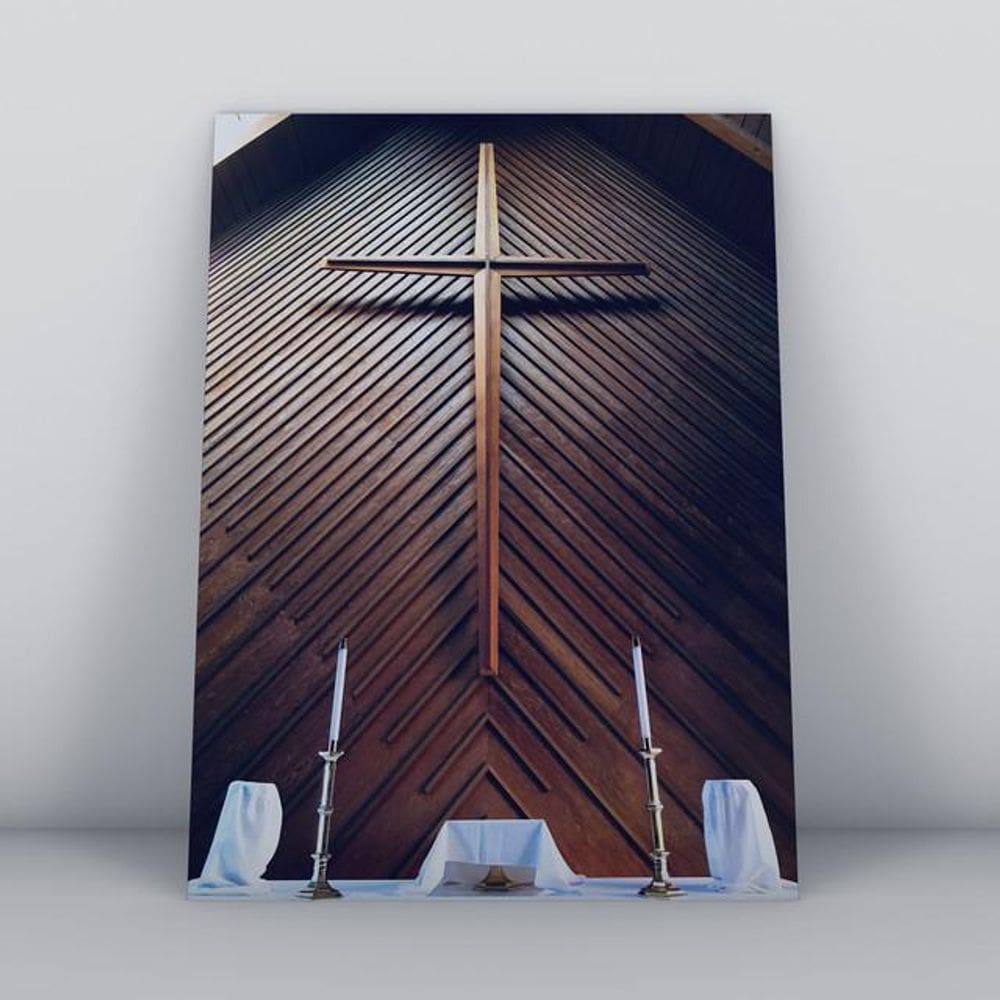 Quadros TAC Religião Cristã 057 - 20x30cm - MDF Colorido