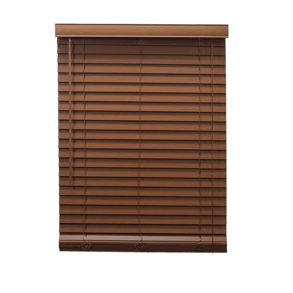 Persiana Horizontal Pvc 50Mm Mogno Marrom 80 L X 160 A Bandô