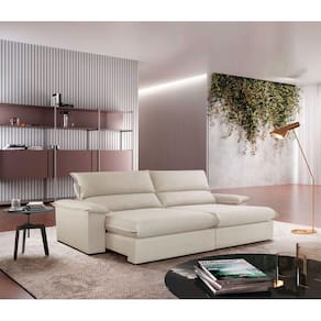 Sofá Filadélfia Linho 02 Módulos 90cm B25cm Meu Sofá Online A302 Linho Branco