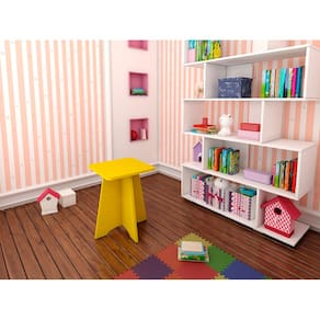 Banqueta Infantil Twister 100% MDF Tcil Móveis